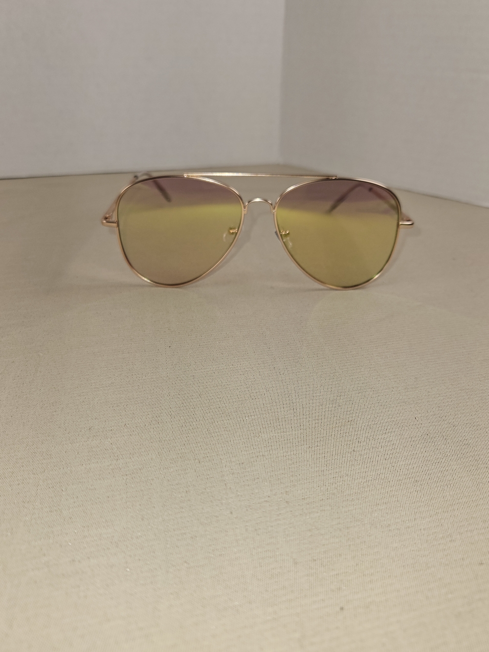 Aviator Pink Gradient Lens Metal Sunglasses